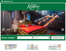 Tablet Screenshot of hotelkongress.at